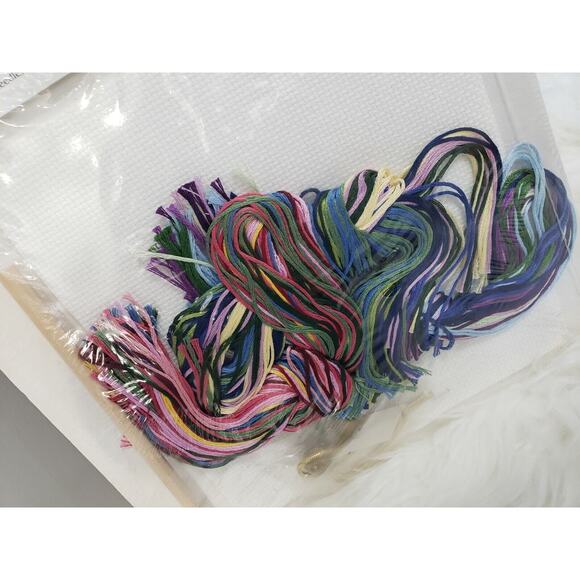 Vintage Heirloom Treasure Tapestry Rose Cross Stitch Kit Floral Bouquet BellPull - Picture 6 of 7